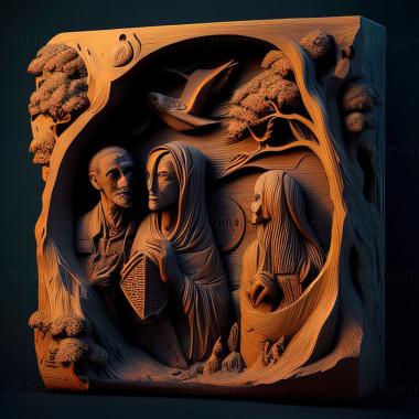 3D модель Новые места Знакомые лица Институт Арараги A Ne (STL)